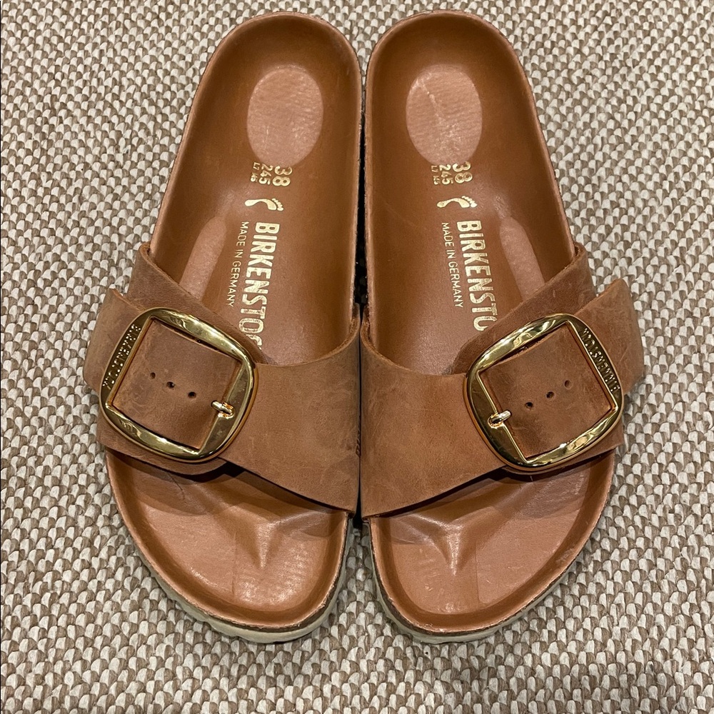 Birkenstock Madrid Big Buckle Oiled Leather - Picture 2 of 16